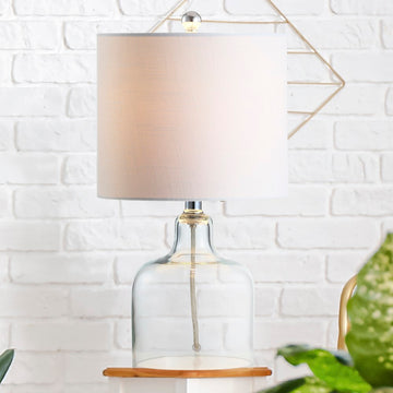 Gemma 19" Glass Bell LED Table Lamp - JONATHAN Y